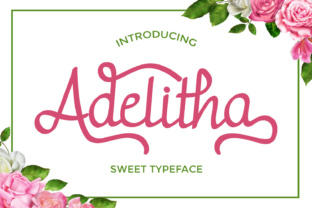 Adelitha: Crafting Visual Narratives with a Modern Script Font
