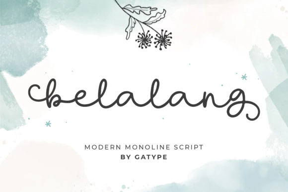 Belalang: The Monoline Script for Modern Branding