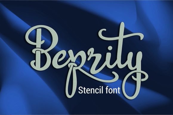 Beprity Stencil: The Script Font That Balances Artistry and Utility
