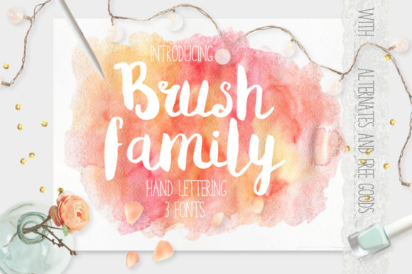 Brush Family: A Hand Lettering Trio for Real-World Projects