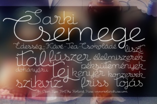Csemege: A Delicatessen Script for Modern Branding