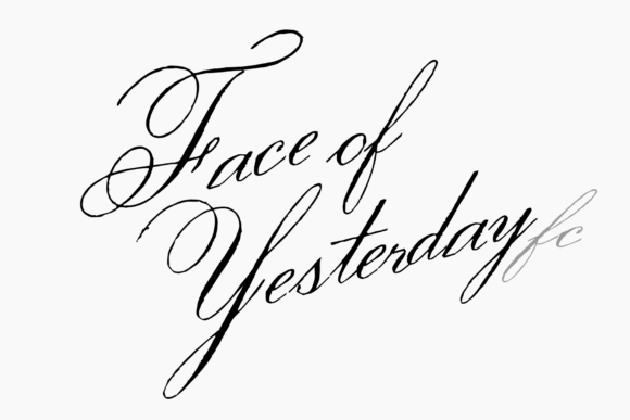 Face of Yesterday: A Calligraphy Font with Timeless Movement