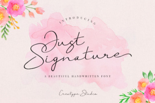 Just Signature: A Modern Script with Natural Elegance