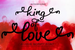 King of Love: A Script Font for Heartfelt Design Projects