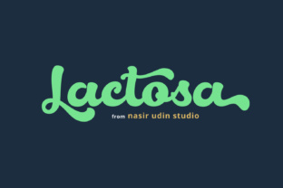 Lactosa: A Bold Script Font for Unforgettable Branding