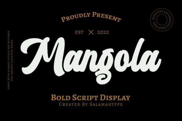 Mangola: The Cool, Bold Script Font for Modern Designers