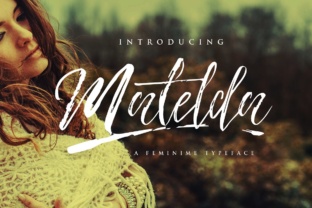 Matelda: A Handwritten Font with Rustic Charm