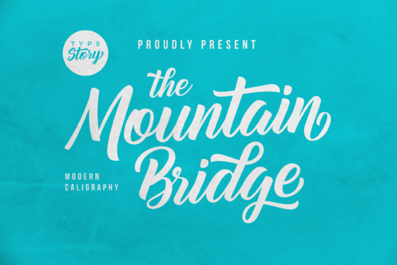 Mountain Bridge: A Bold Script Font for Authentic Design