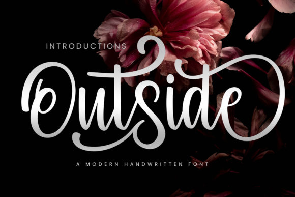 Outside: An Elegant Script for Modern Design