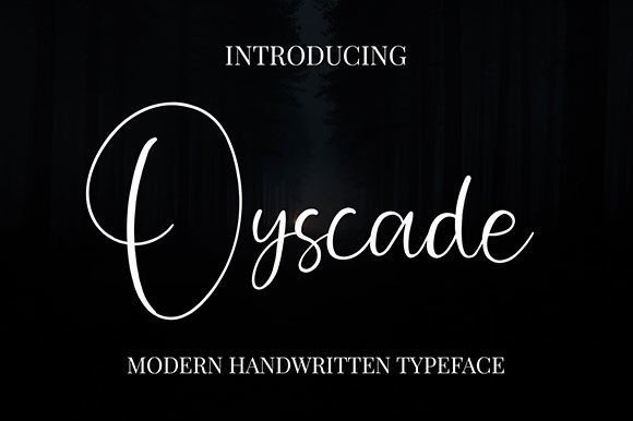 Oyscade: The Script Font for Authentic Brand Stories