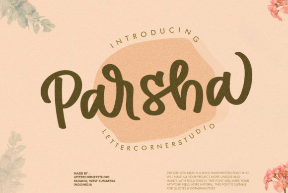 Parsha: The Non-Connecting Script for Modern Design