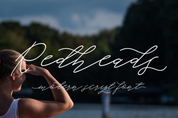 Redheads: A Modern Calligraphic Script for Elegant Design