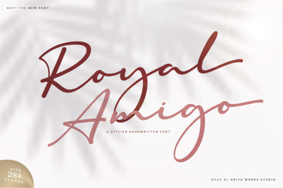 Royal Amigo: The Script Font for Elegant Branding