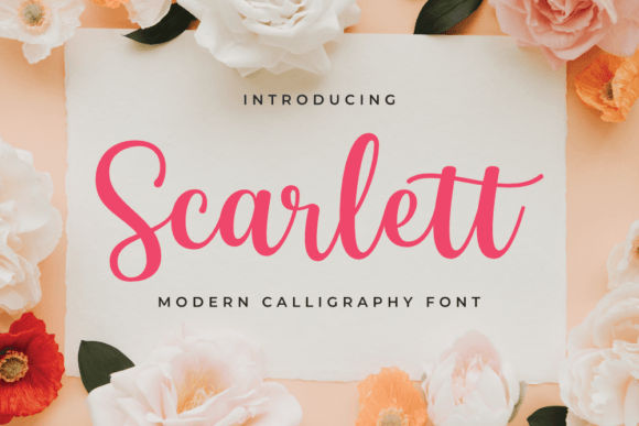 Scarlett: Crafting Brand Stories with a Modern Script Typeface