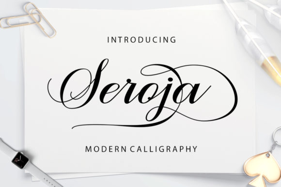 Seroja: A Script Font Blending Timeless Charm with Modern Elegance