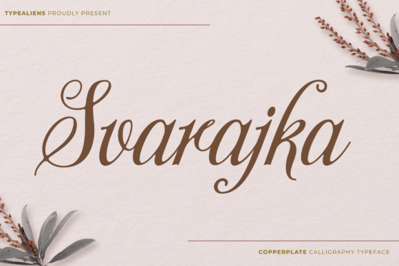 Svarajka: The Elegant Script Font for Modern Design