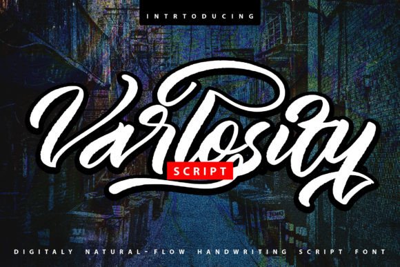 Varlosity: The Brush Font That Feels Like a Handwritten Note